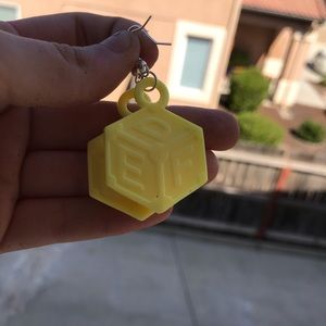 Very cute block earrings!